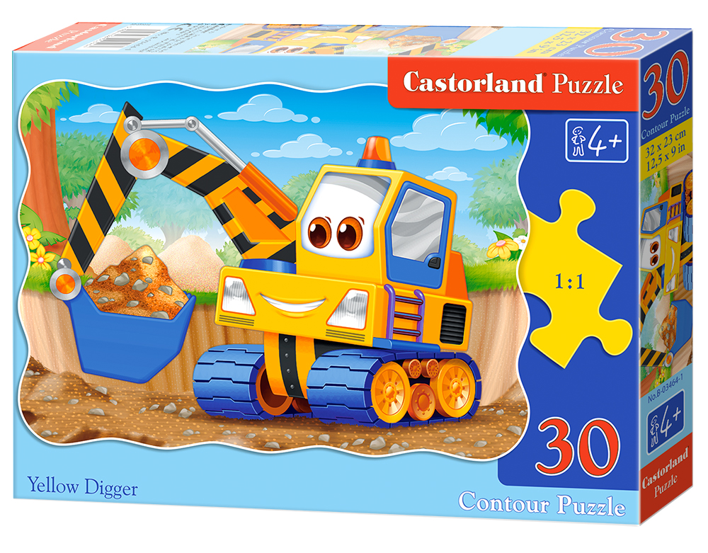 Puzzle Castorland Yellow Digger 30 Dielikov